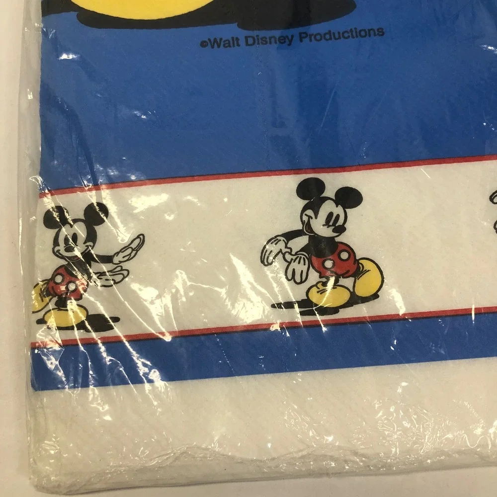 Vintage NEW Mickey's Diner Napkins‎ & Tablecloth Set Walt Disney Productions